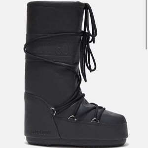 ICON BLACK RUBBER BOOTS 50% OFF